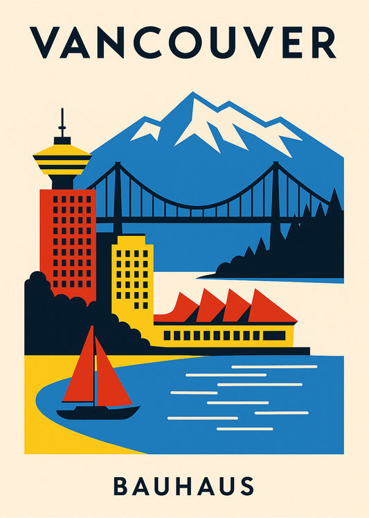 Cuadro Vancouver Poster Bauhaus