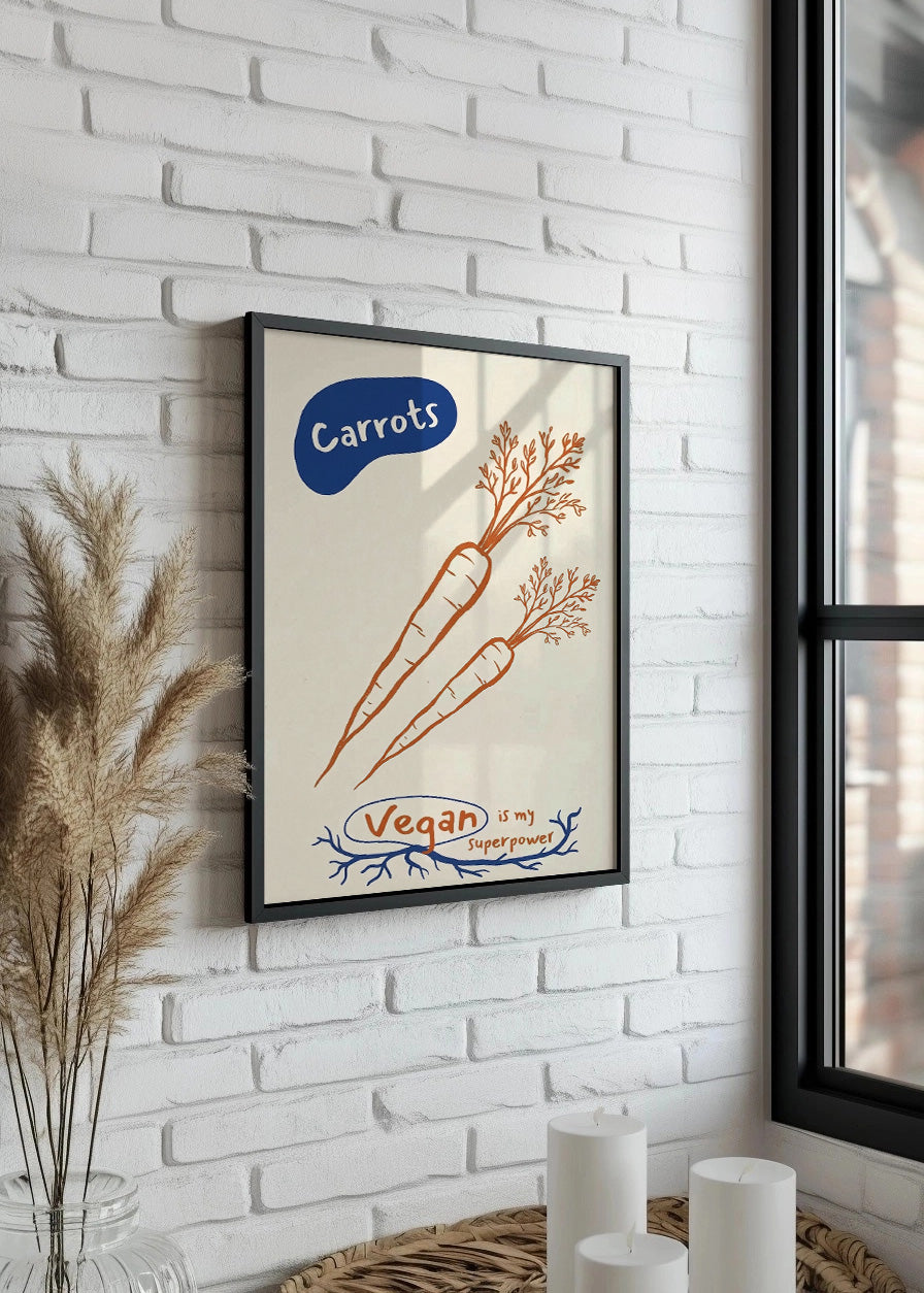 Cuadro Vegan - Decoración de cocina