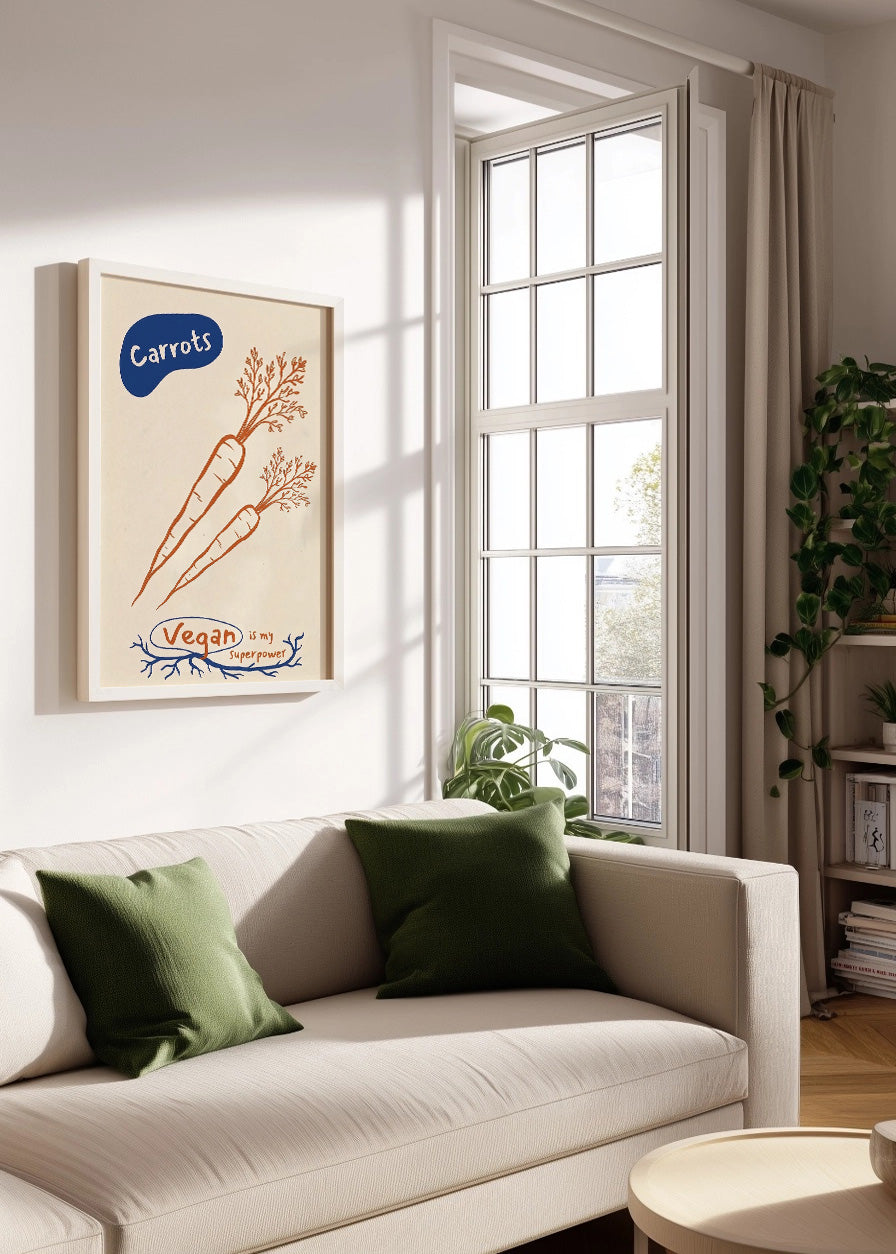 Cuadro Vegan - Decoración de cocina