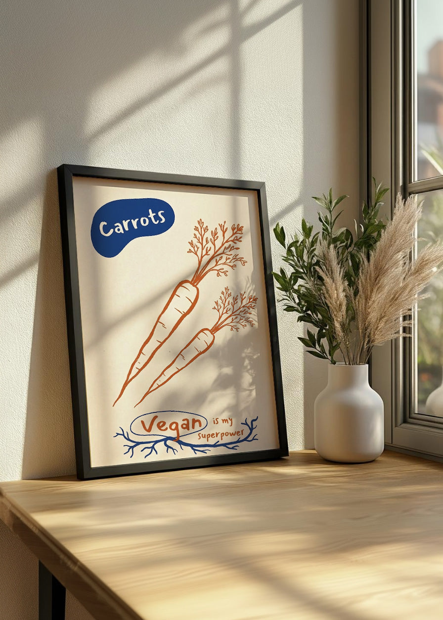 Cuadro Vegan - Decoración de cocina