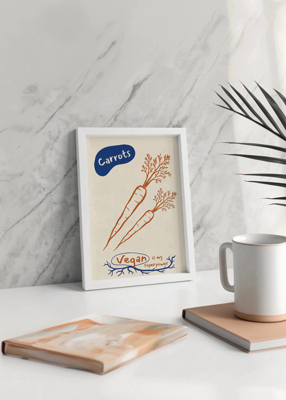 Cuadro Vegan - Decoración de cocina