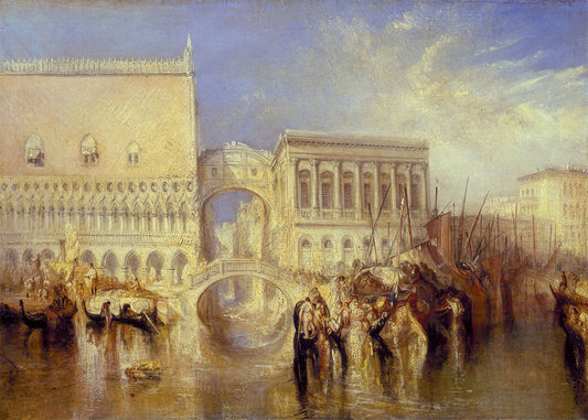 Cuadro ​Venecia, puesta de sol en la laguna (Turner)