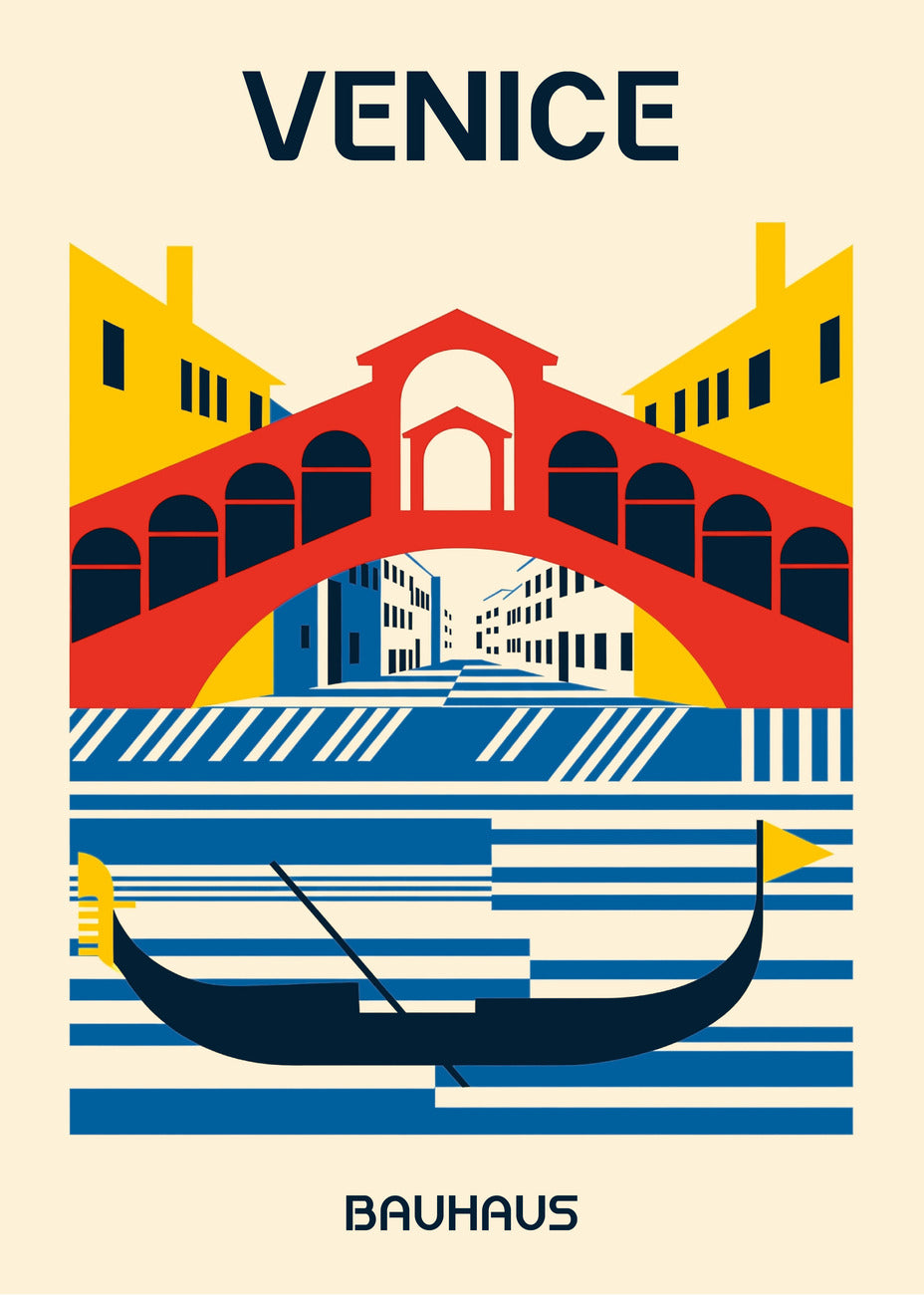Cuadro Venice Poster Bauhaus