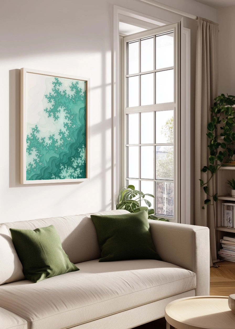 Cuadro Verde enramado