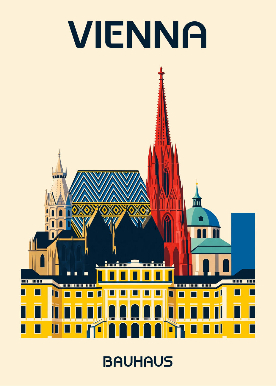 Cuadro Vienna Poster Bauhaus