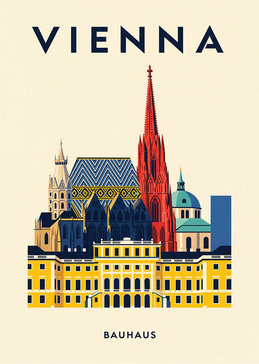 Cuadro Vienna Poster Bauhaus
