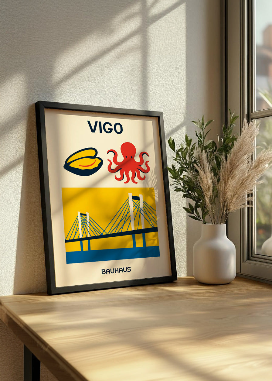 Cuadro Vigo Poster Bauhaus