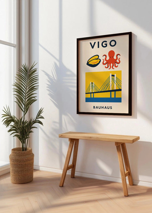 Cuadro Vigo Poster Bauhaus
