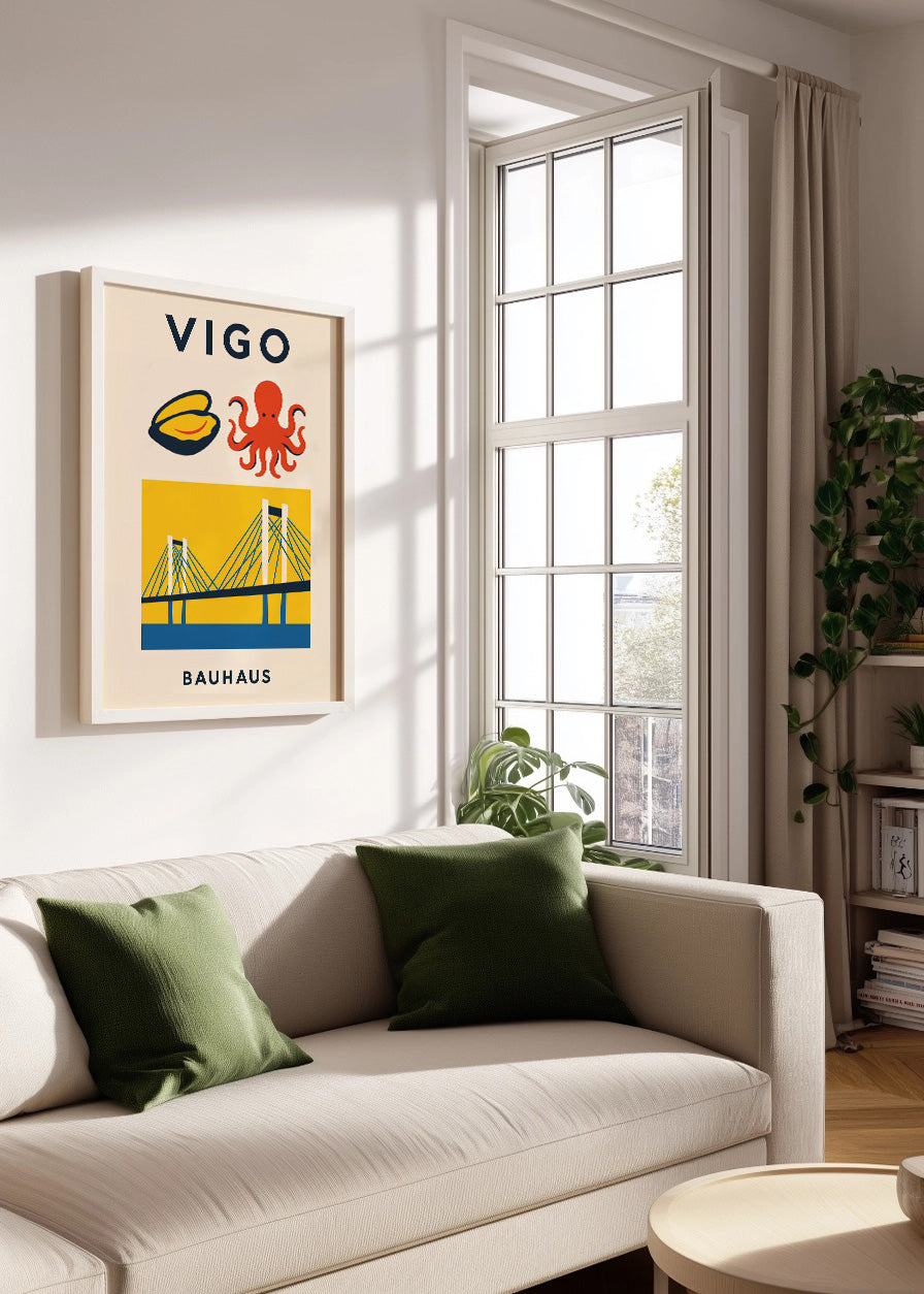 Cuadro Vigo Poster Bauhaus