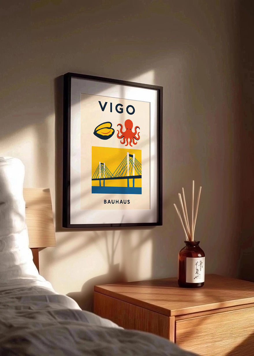 Cuadro Vigo Poster Bauhaus