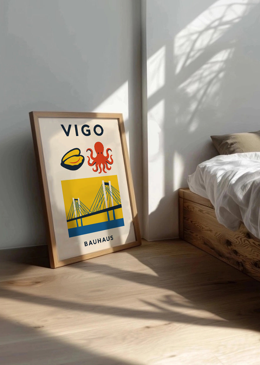 Cuadro Vigo Poster Bauhaus