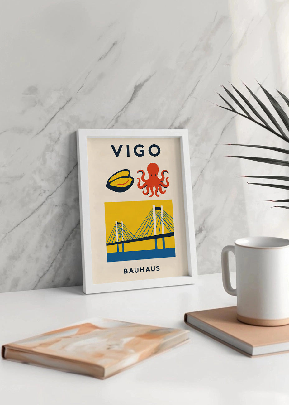 Cuadro Vigo Poster Bauhaus