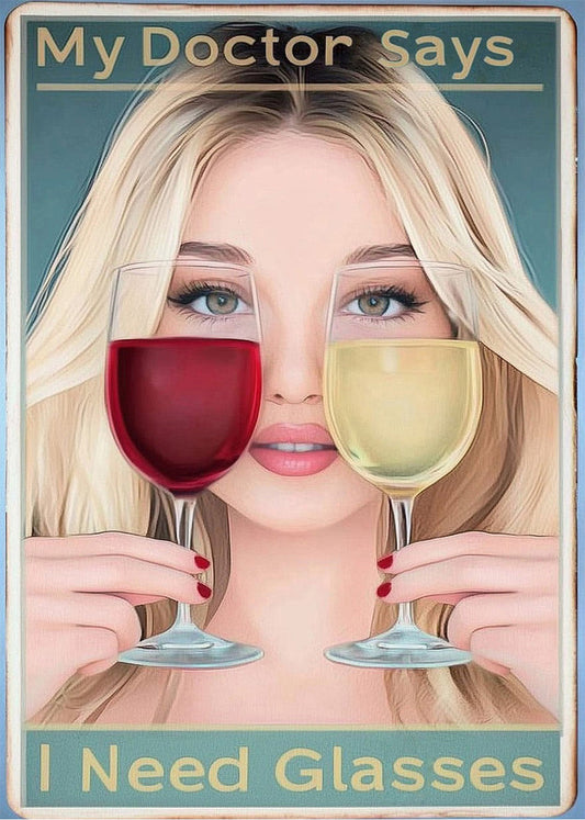 Cuadro Vino necesito cristales as