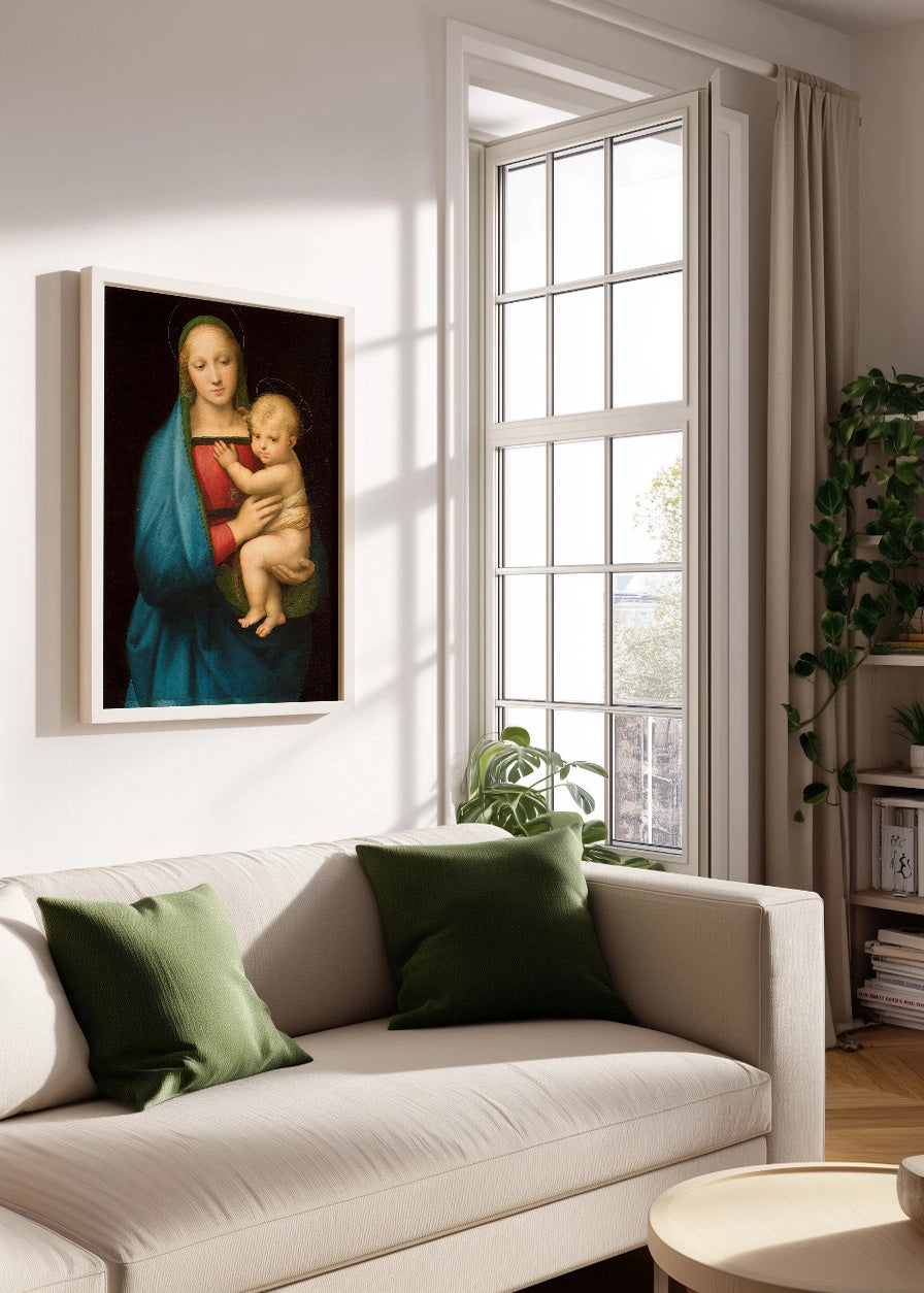 Cuadro ​Virgen y Niño (Rafael)