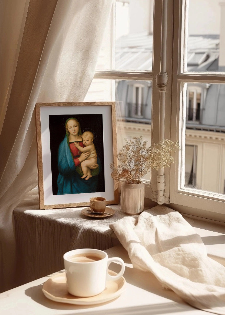 Cuadro ​Virgen y Niño (Rafael)