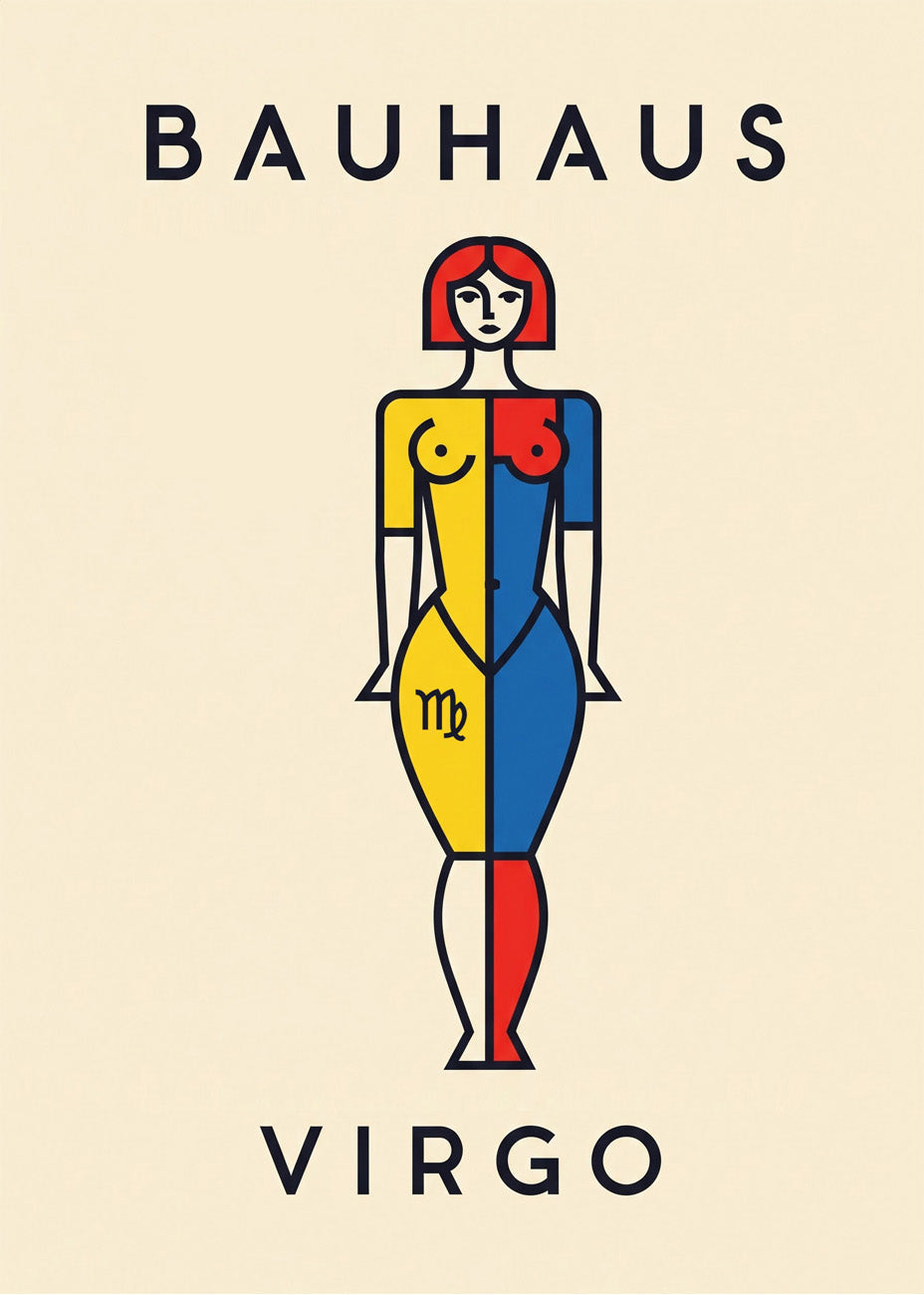 Cuadro Virgo Bauhaus