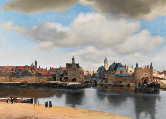 Cuadro ​Visita de Delft (Johannes Vermeer)