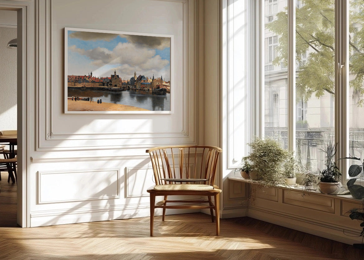 Cuadro ​Visita de Delft (Johannes Vermeer)