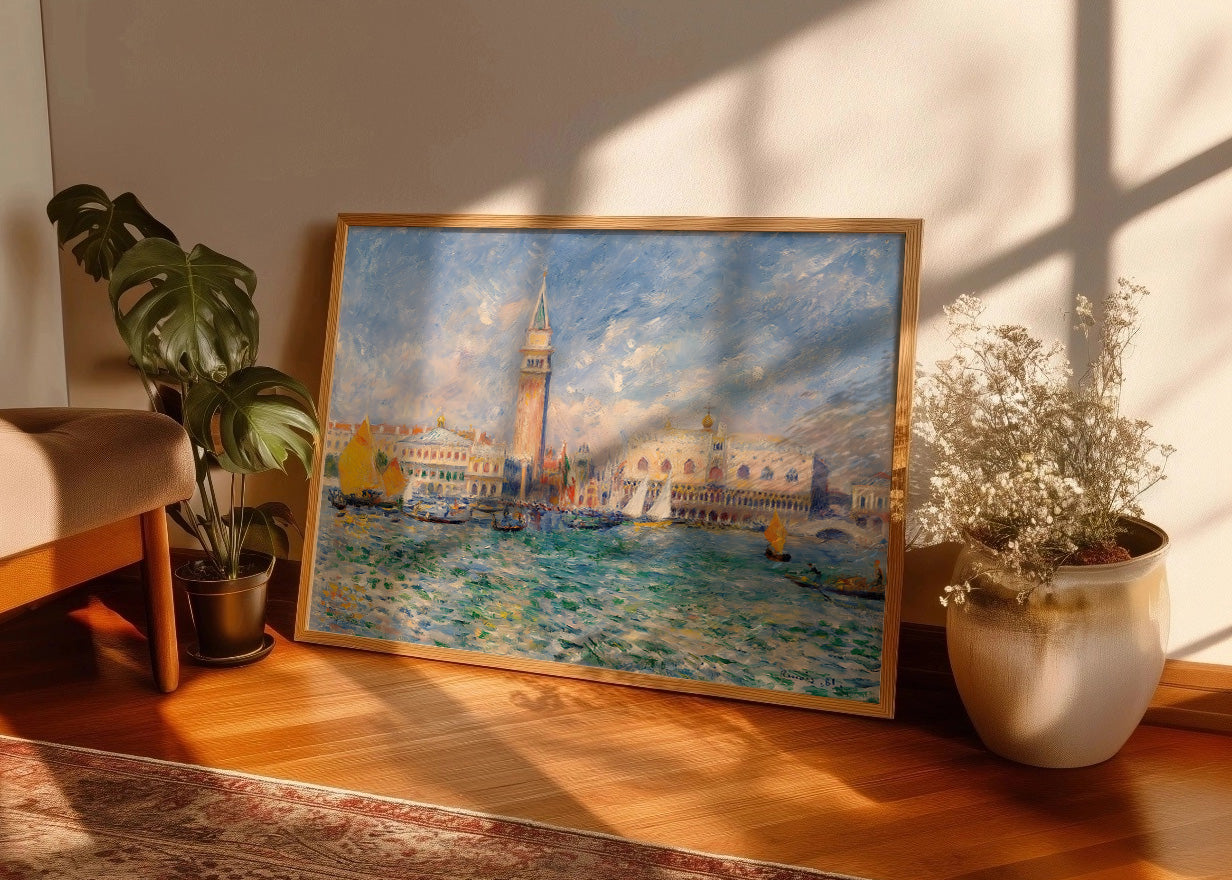 Cuadro ​Vista de Venecia - El palacio de los Dogos (Renoir)