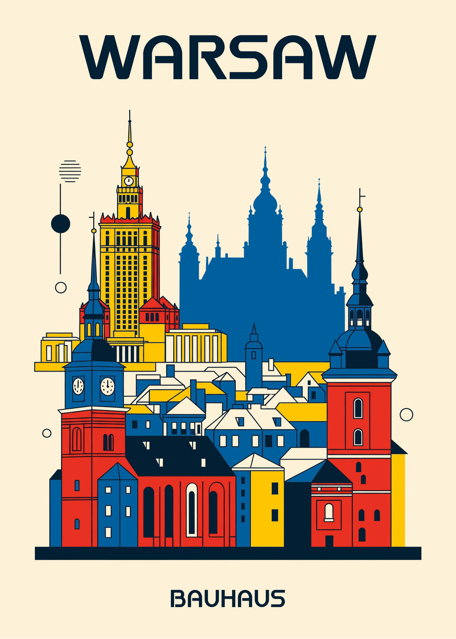 Cuadro Warsaw  Poster Bauhaus