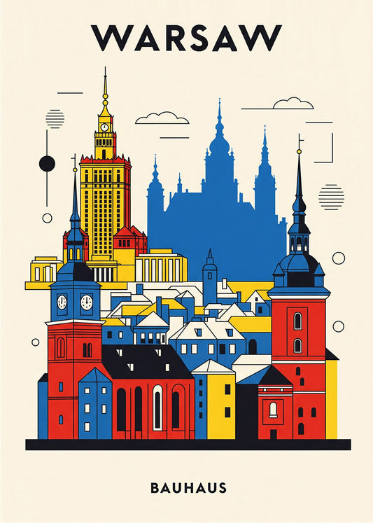 Cuadro Warsaw  Poster Bauhaus