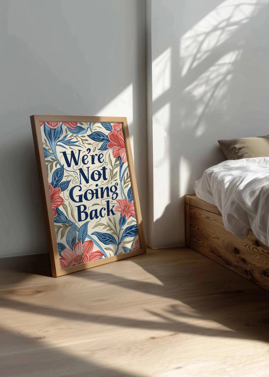 Cuadro ​We are not going back