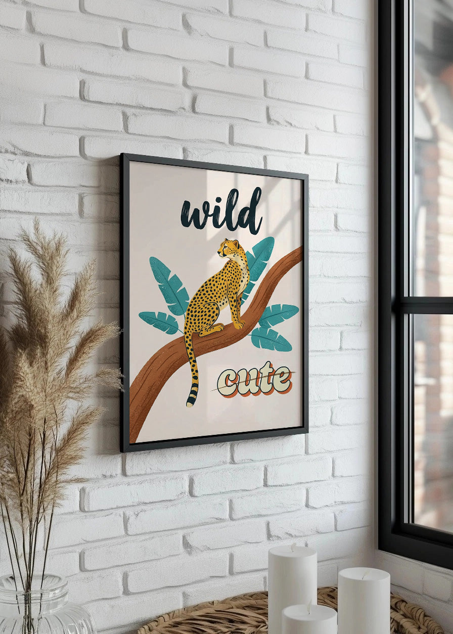 Cuadro Wild cute guepardo