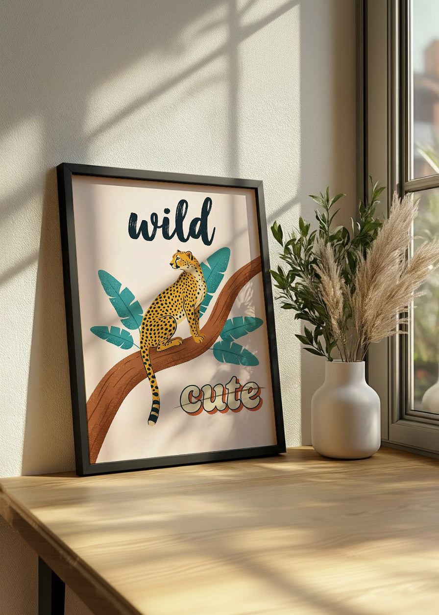 Cuadro Wild cute guepardo