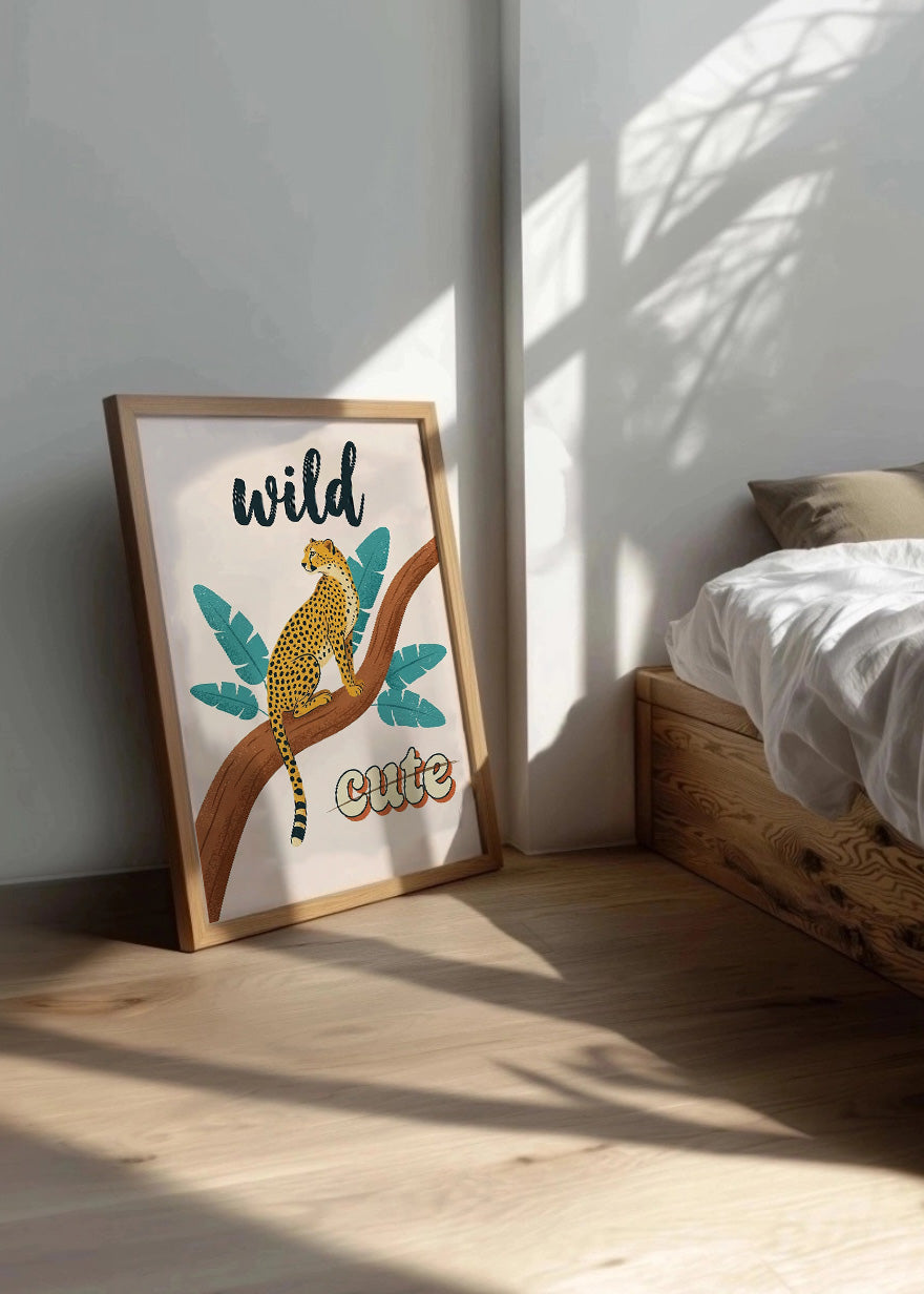 Cuadro Wild cute guepardo
