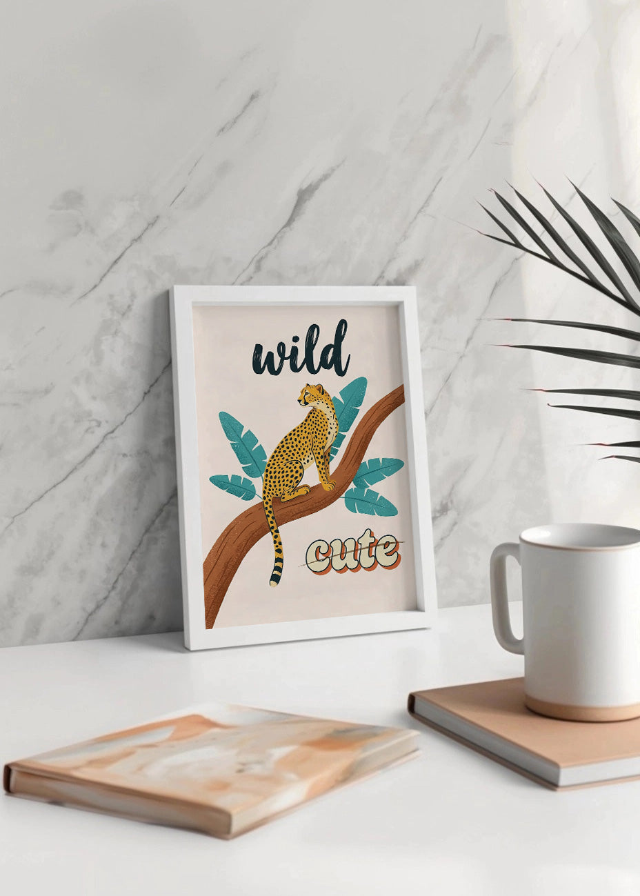 Cuadro Wild cute guepardo