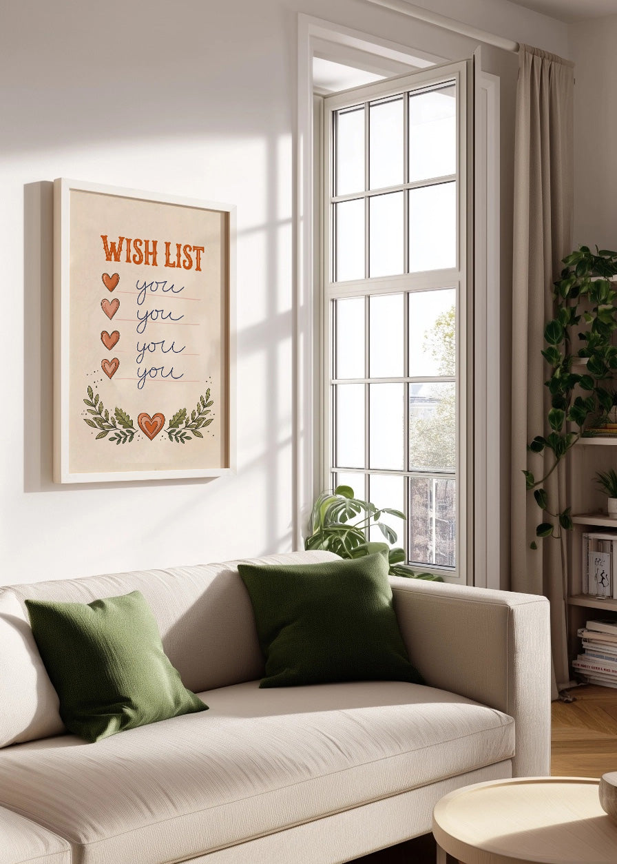 Cuadro Wish list you