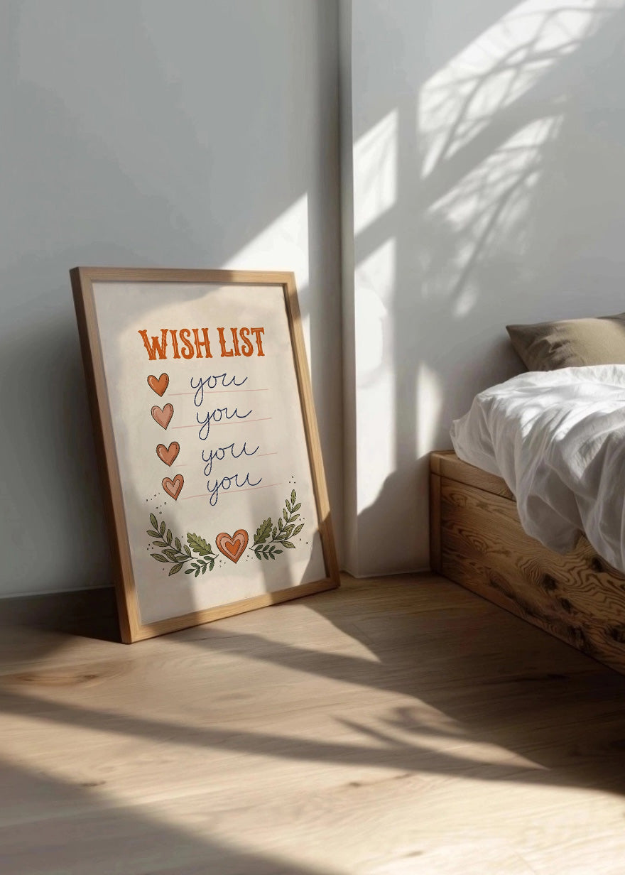 Cuadro Wish list you