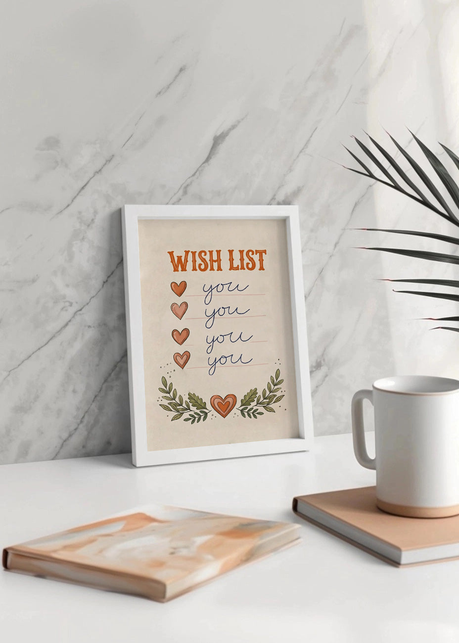 Cuadro Wish list you