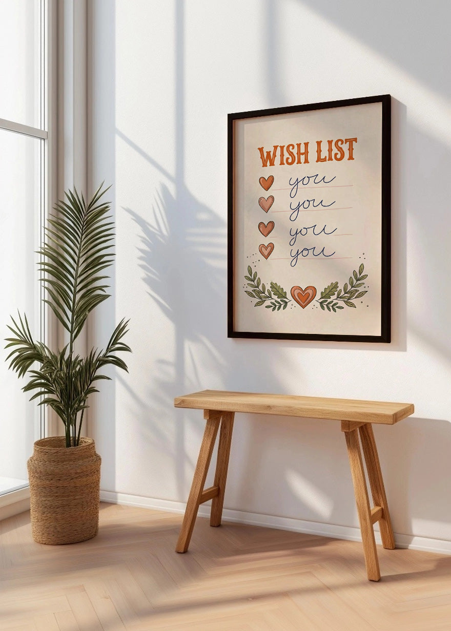 Cuadro Wish list you