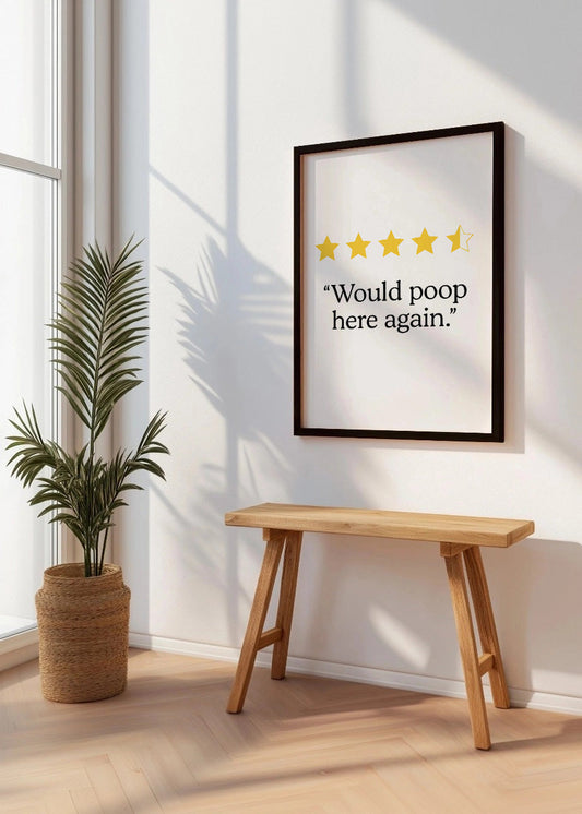 Cuadro Would poop here again