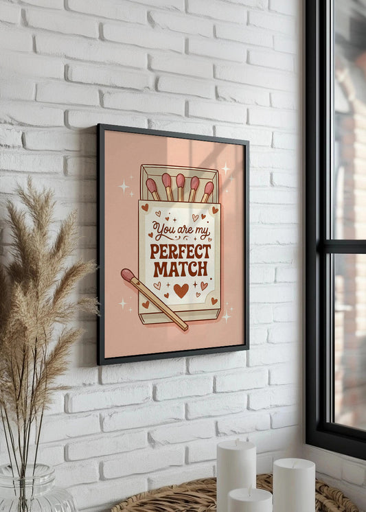 Cuadro You are my perfect match