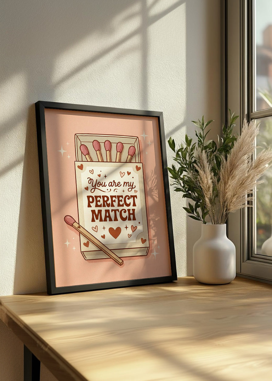 Cuadro You are my perfect match