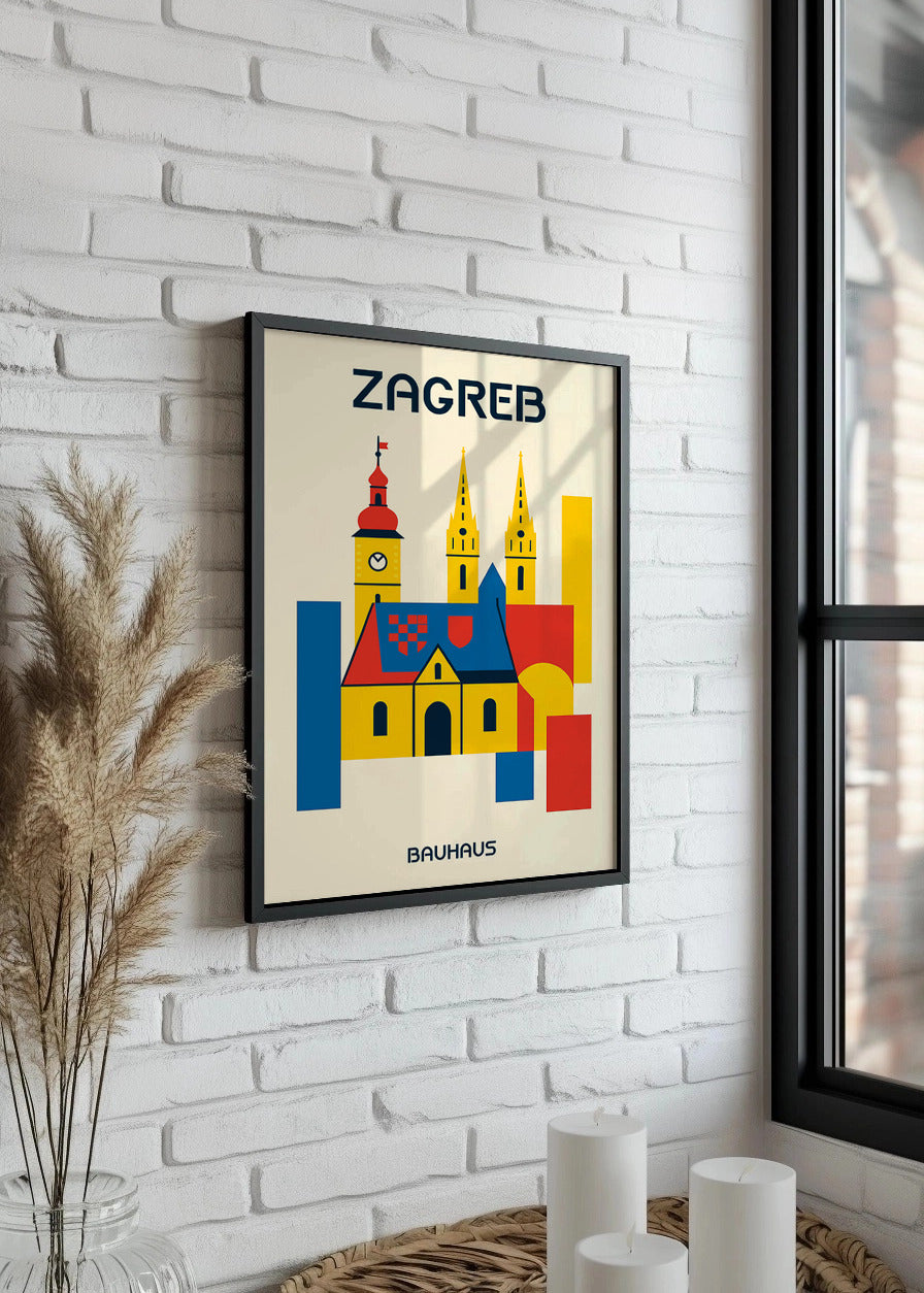 Cuadro Zagreb Poster Bauhaus