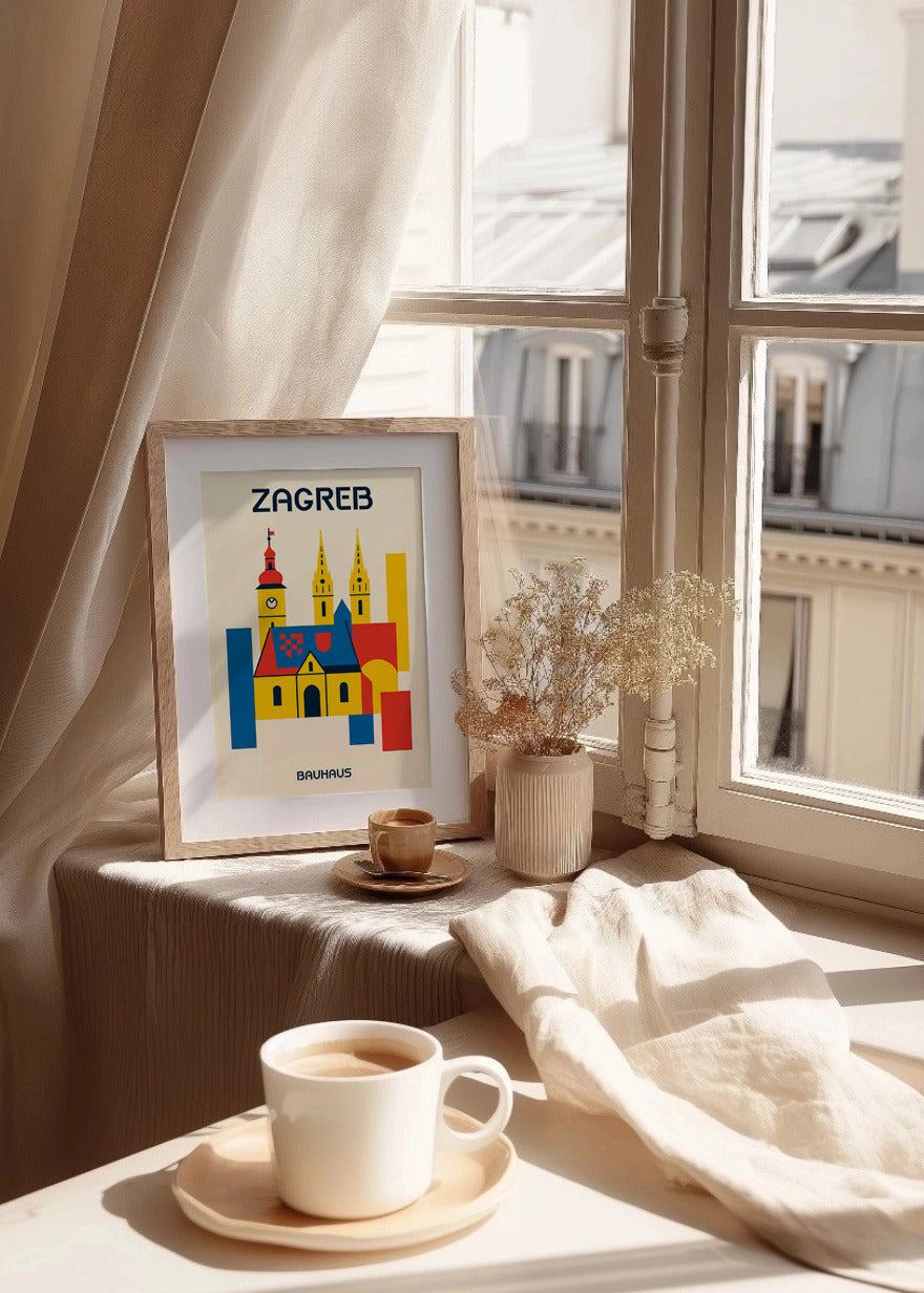 Cuadro Zagreb Poster Bauhaus