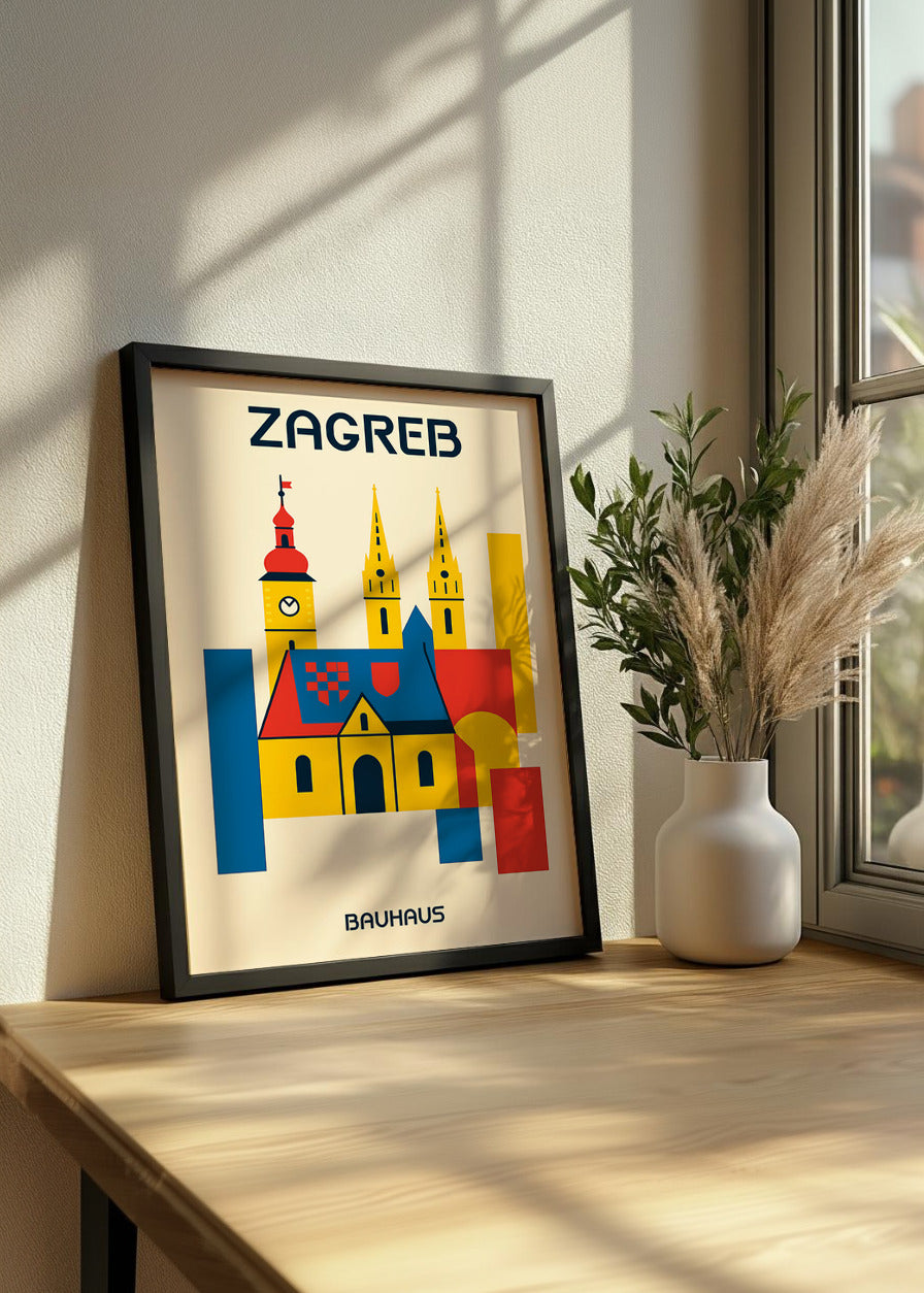 Cuadro Zagreb Poster Bauhaus