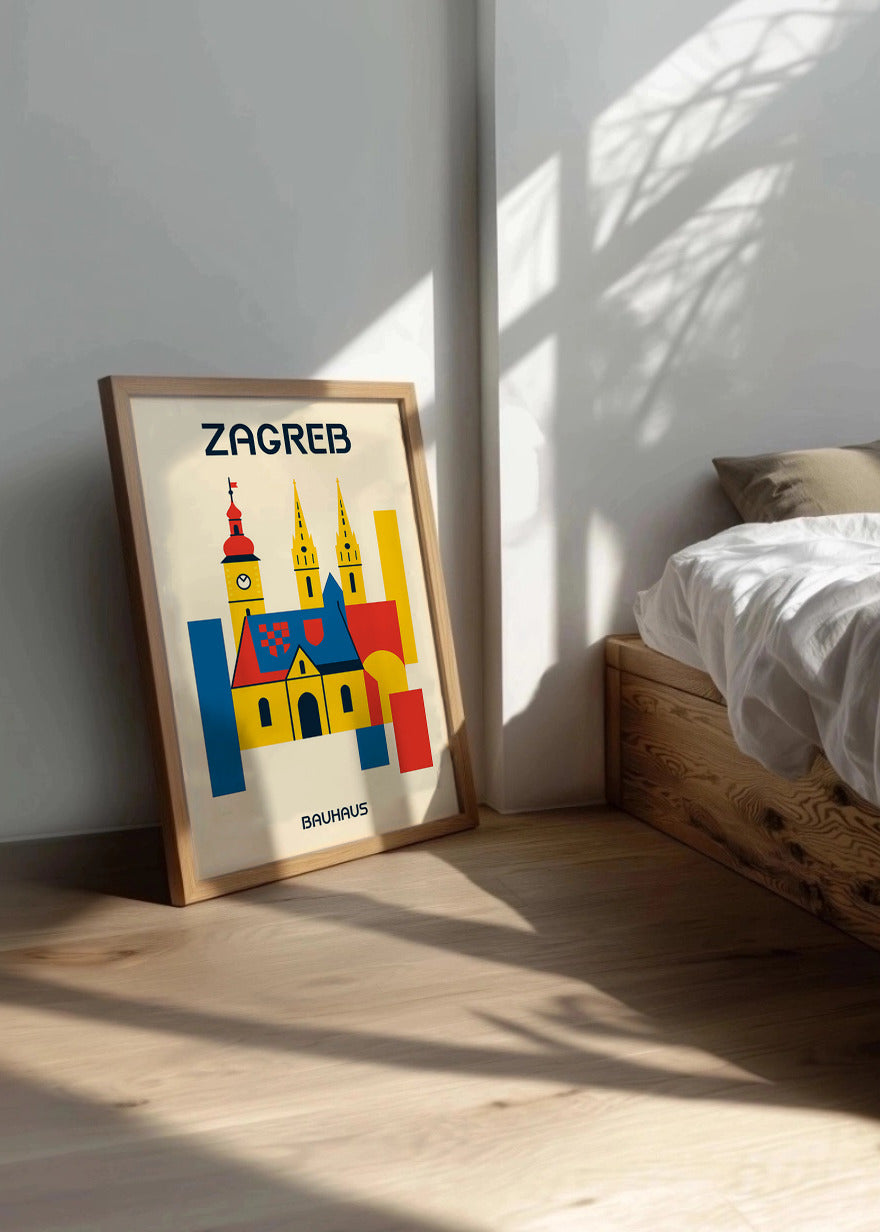 Cuadro Zagreb Poster Bauhaus