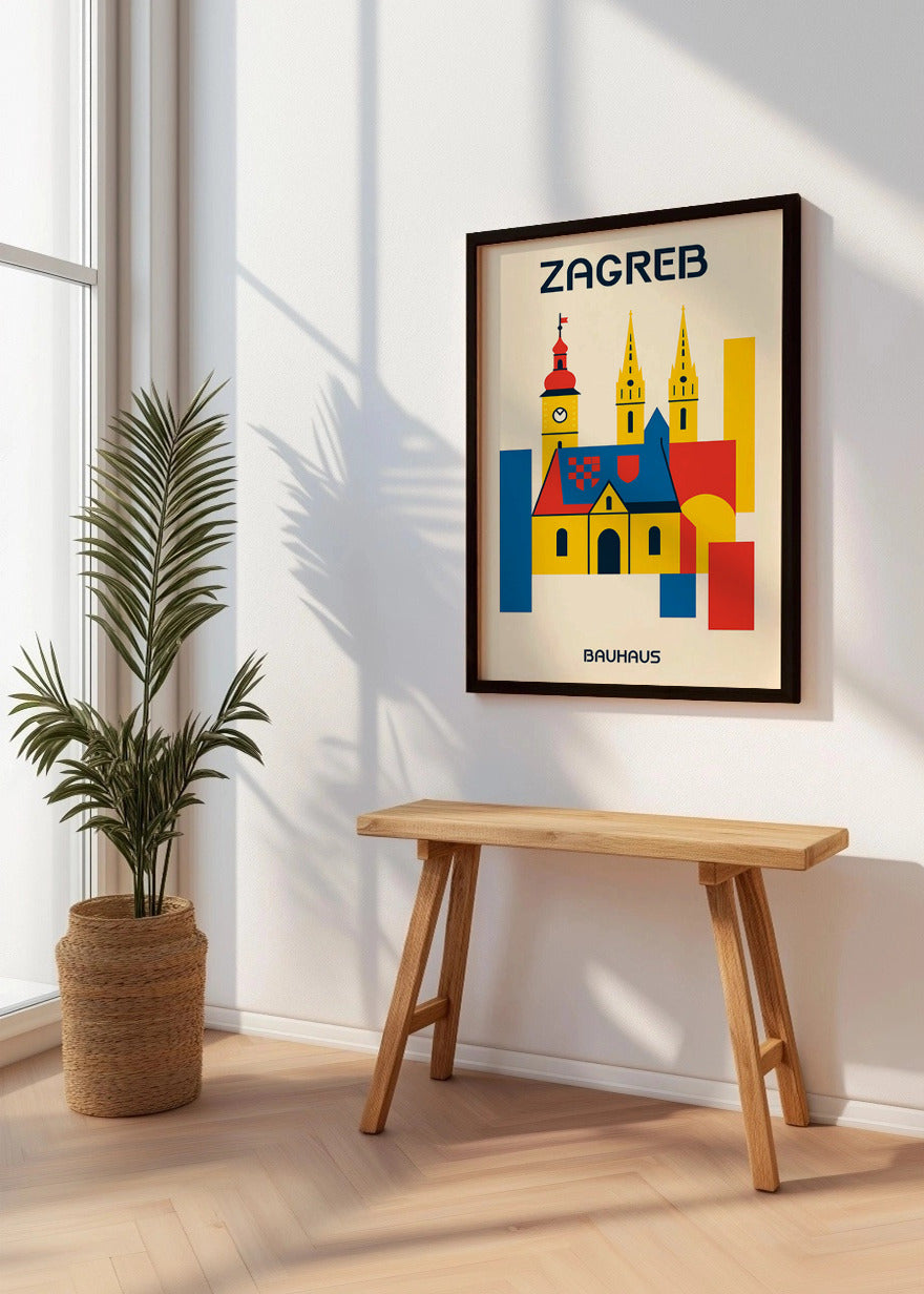 Cuadro Zagreb Poster Bauhaus