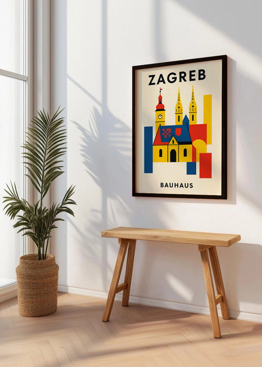 Cuadro Zagreb Poster Bauhaus