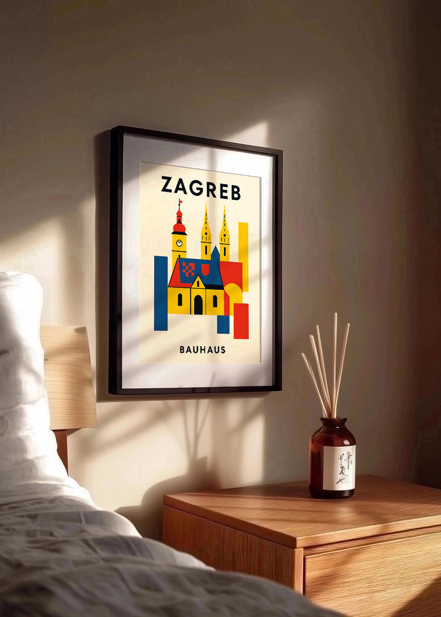 Cuadro Zagreb Poster Bauhaus
