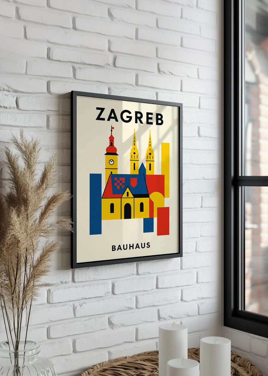 Cuadro Zagreb Poster Bauhaus