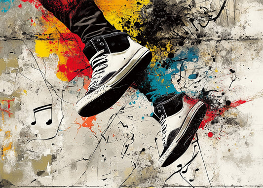 Cuadro ​Zapatillas - Urban concret