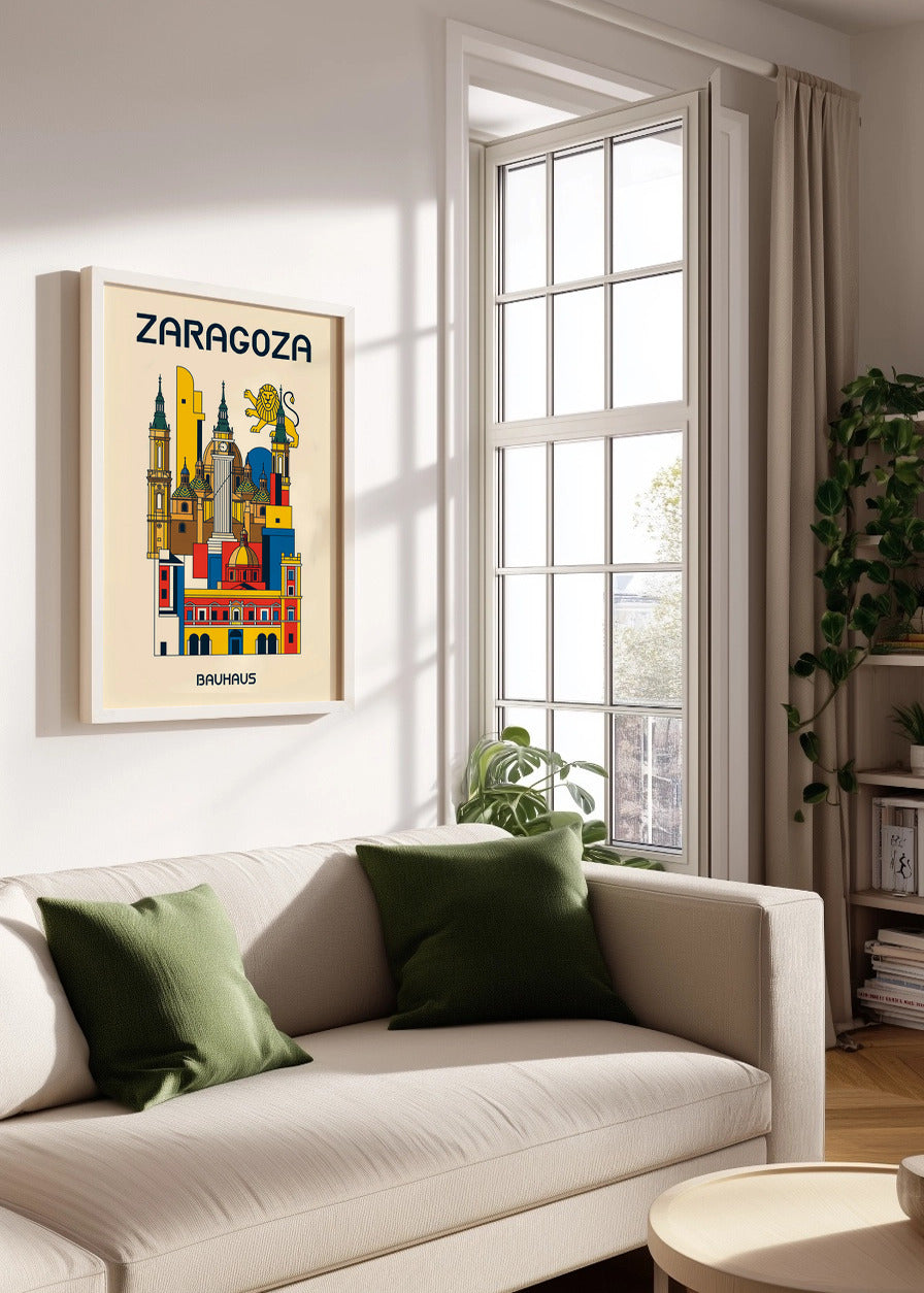 Cuadro Zaragoza Poster Bauhaus