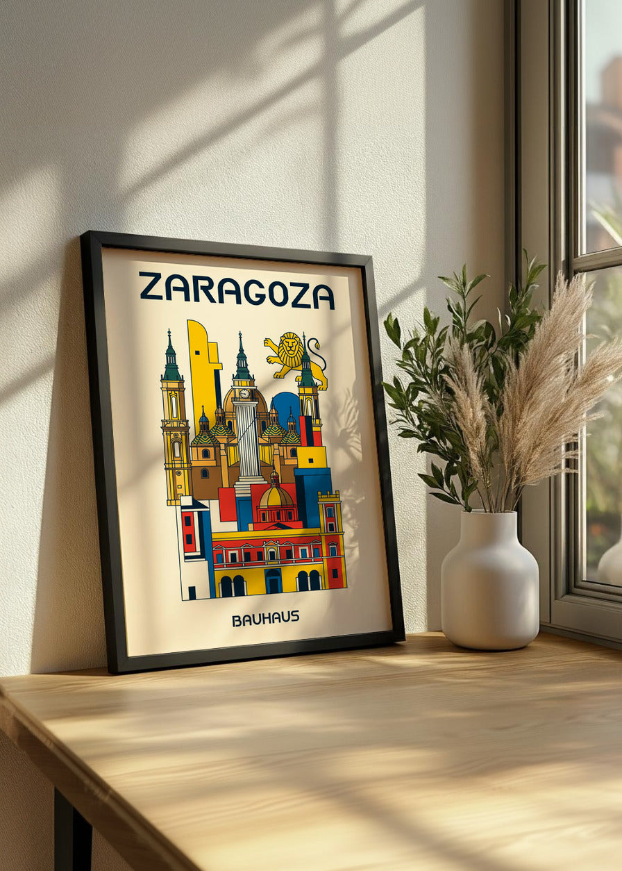 Cuadro Zaragoza Poster Bauhaus