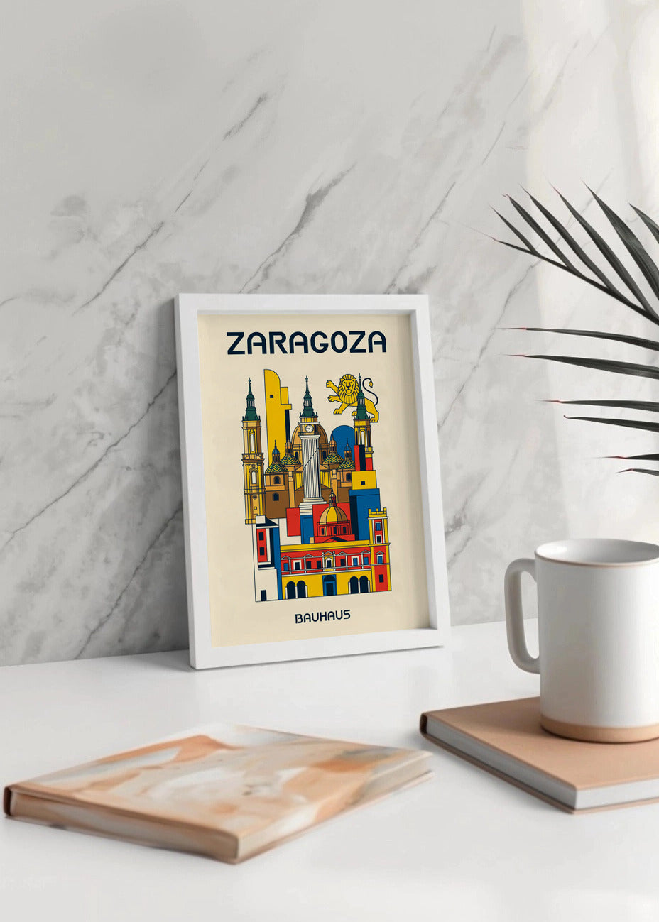 Cuadro Zaragoza Poster Bauhaus