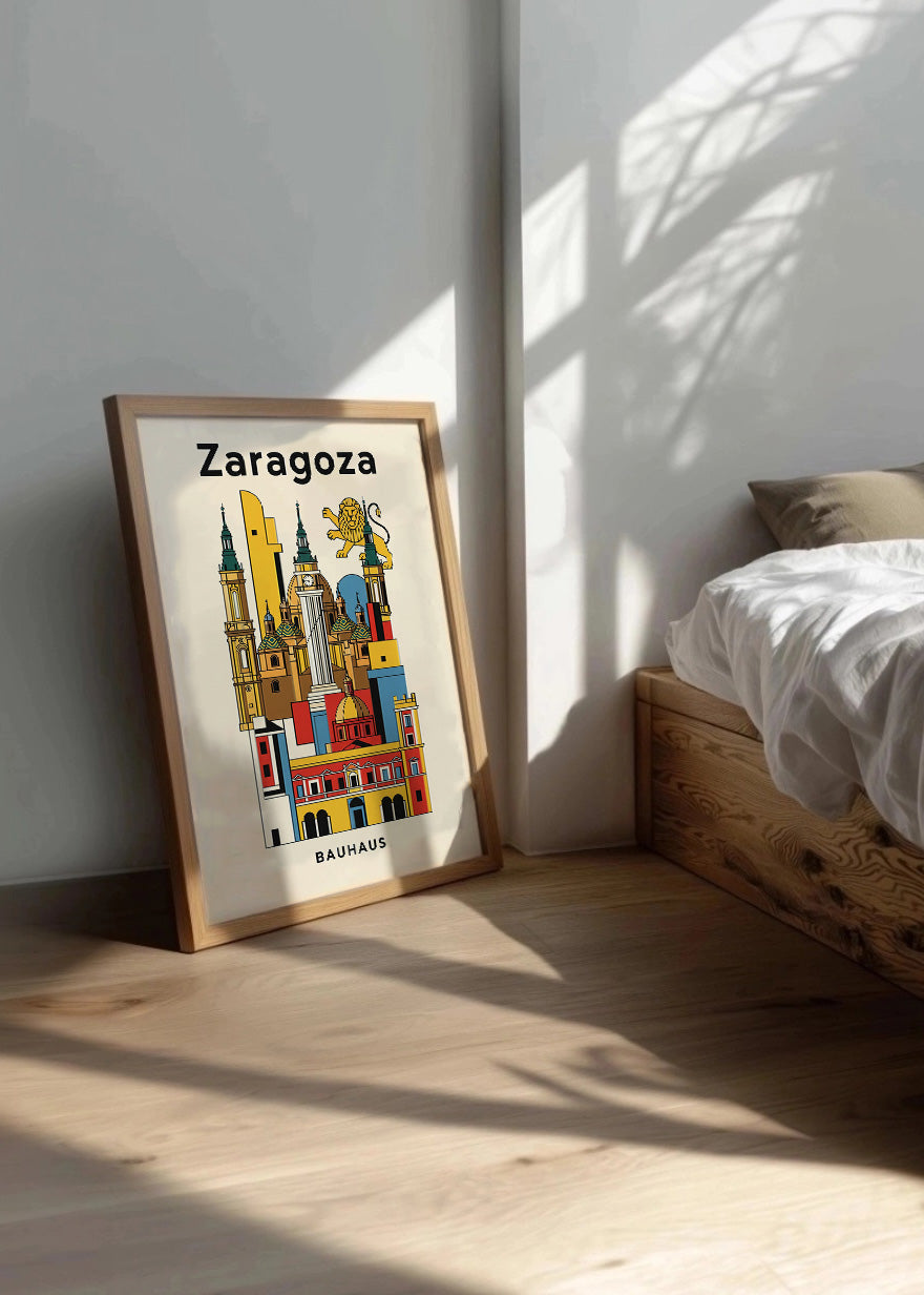 Cuadro Zaragoza Poster Bauhaus